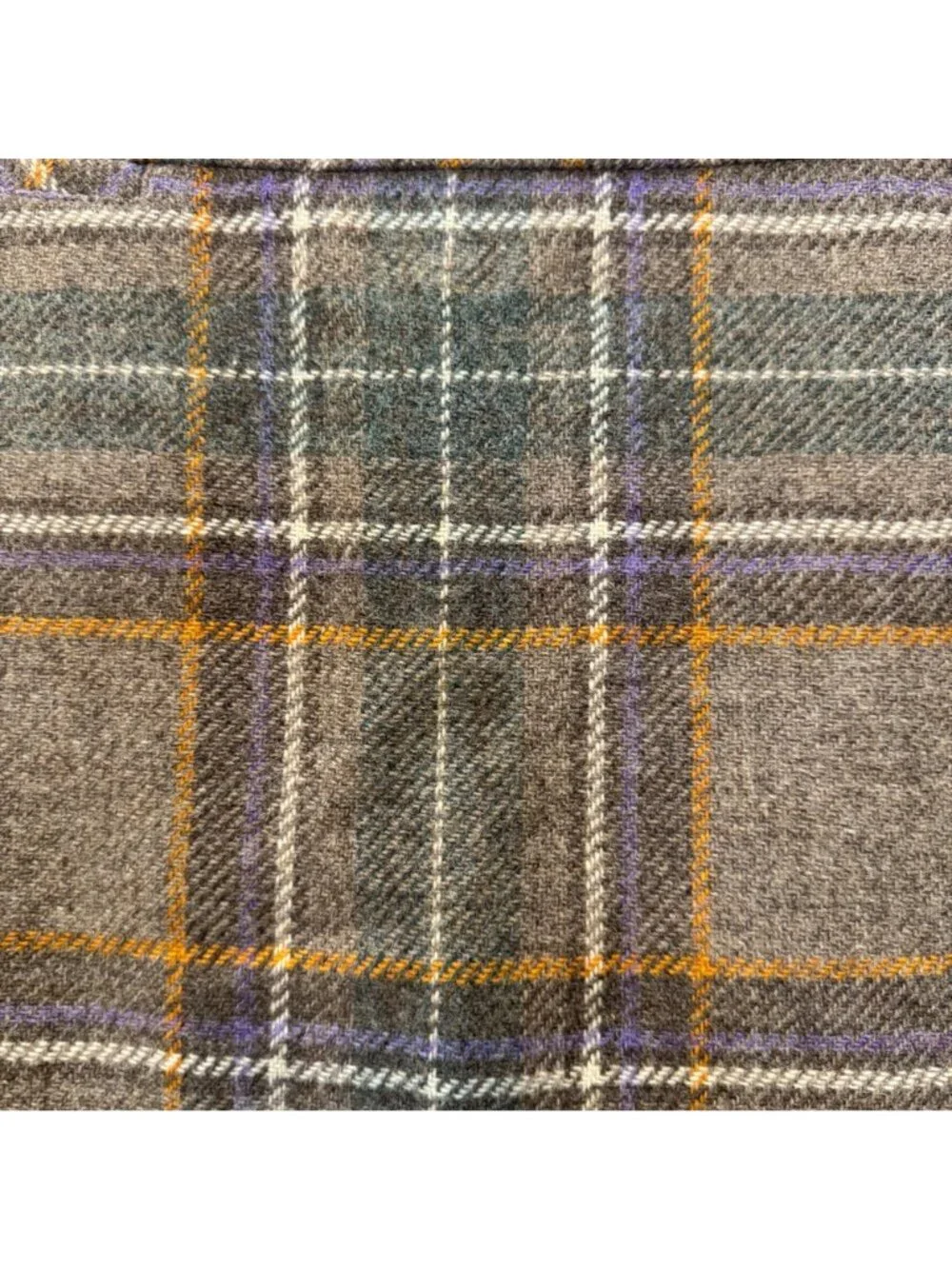 Vintage 90s L.L. Bean "Andover" Wool Mini Skirt Size 4 Preppy Earthy Academia - Picture 4 of 13